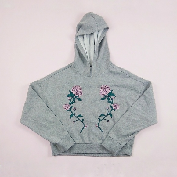 guess embroidered hoodie sweatshirt